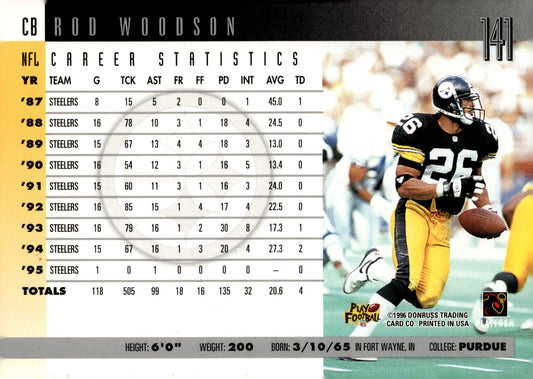 1996 Donruss #141 Rod Woodson