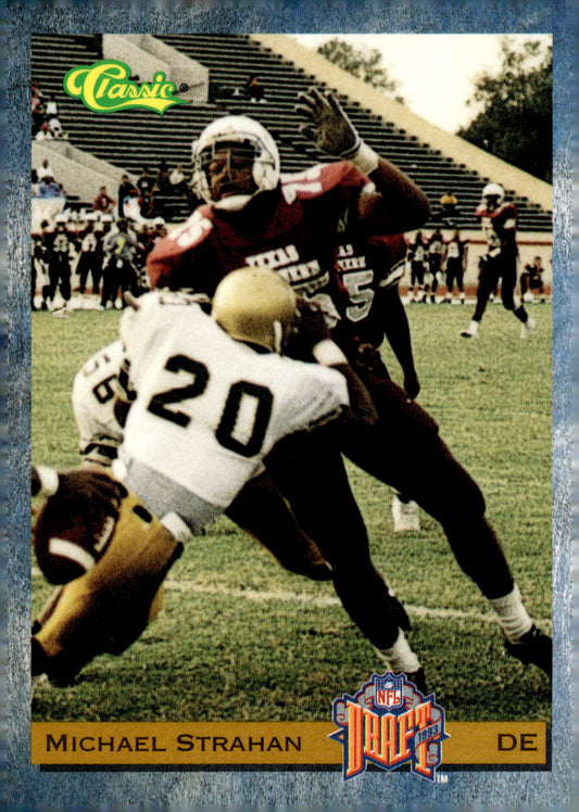 1993 Classic #58 Michael Strahan