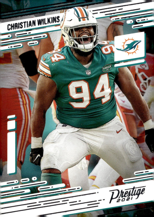 2021 Panini Prestige #68 Christian Wilkins