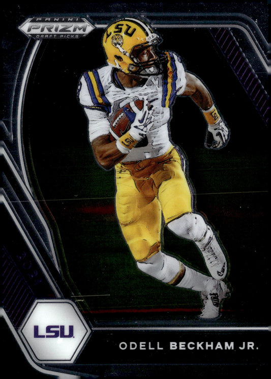 2021 Panini Prizm Draft Picks Collegiate #61 Odell Beckham Jr.