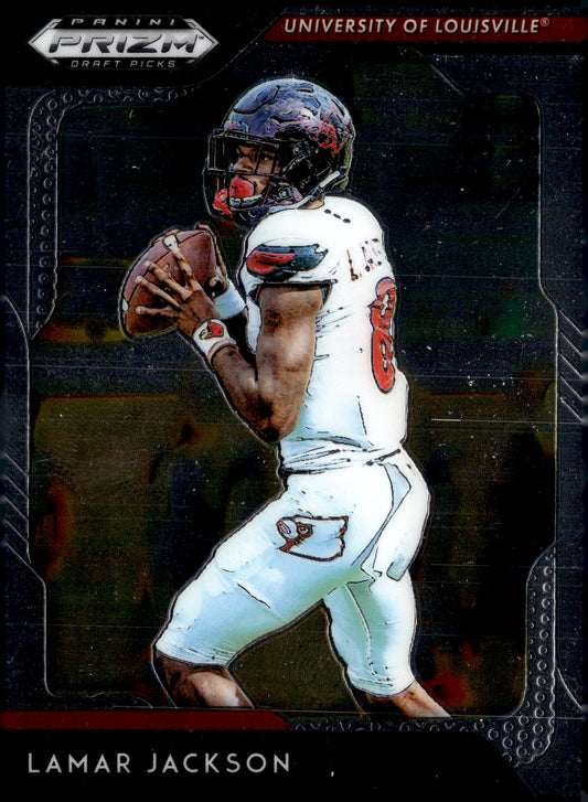 2019 Panini Prizm Draft Picks #60 Lamar Jackson