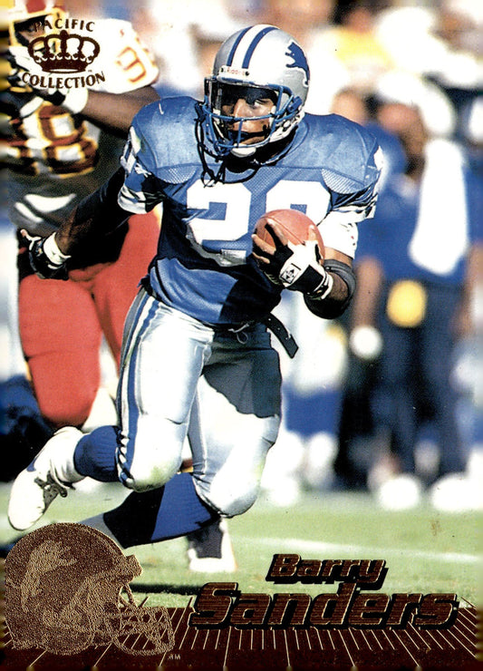 1996 Pacific #140 Barry Sanders Silver