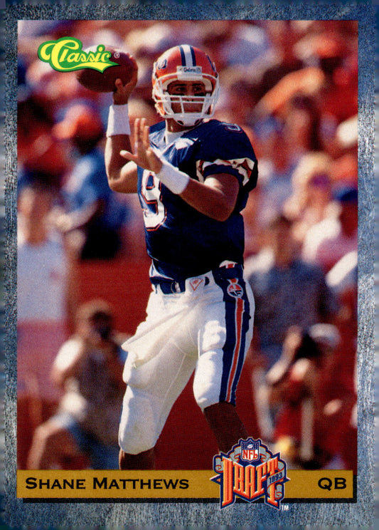 1993 Classic #22 Shane Matthews