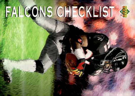 1993 Upper Deck #76 Falcons Checklist